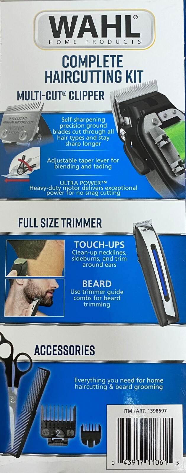 wahl deluxe complete hair cutting kit 29 piece